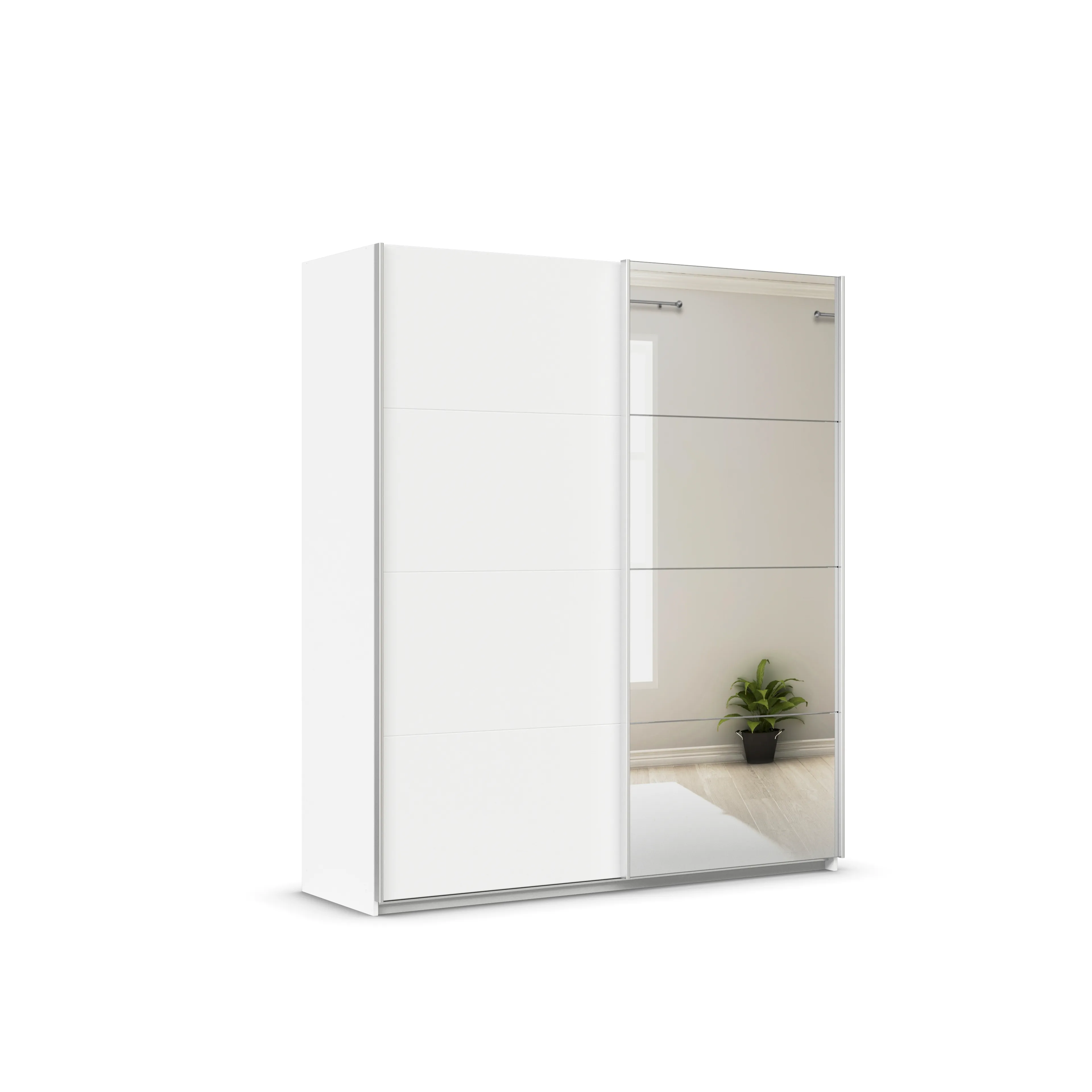 Schwebetürenschrank Quadra 181 x 210 cm