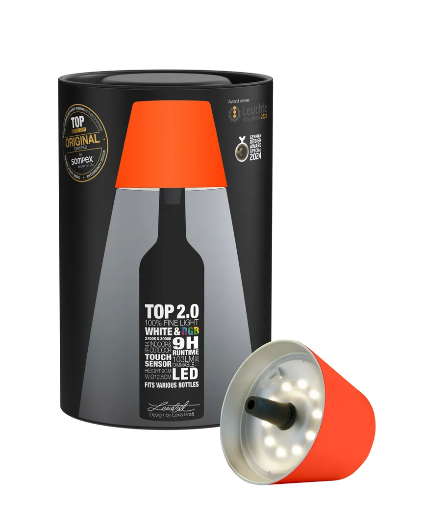 Flaschenleuchte "Top 2,0" detail