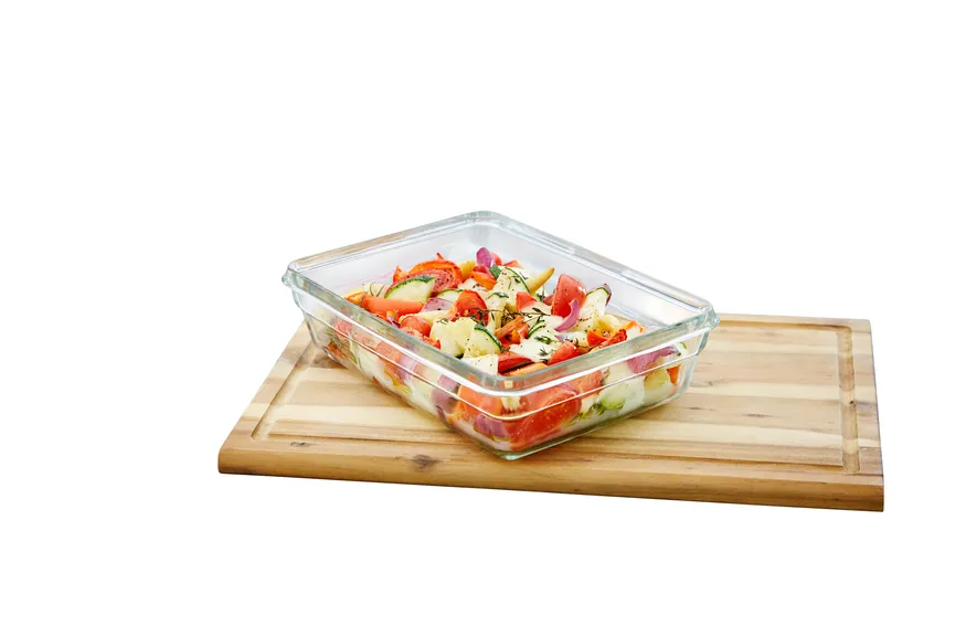 Dose rechteckig 2.0 L Glas milieu