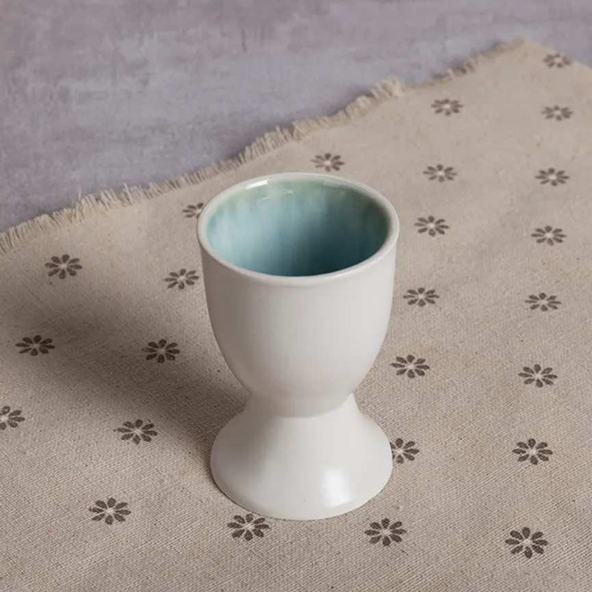 Eierbecher "Antonia" blau milieu