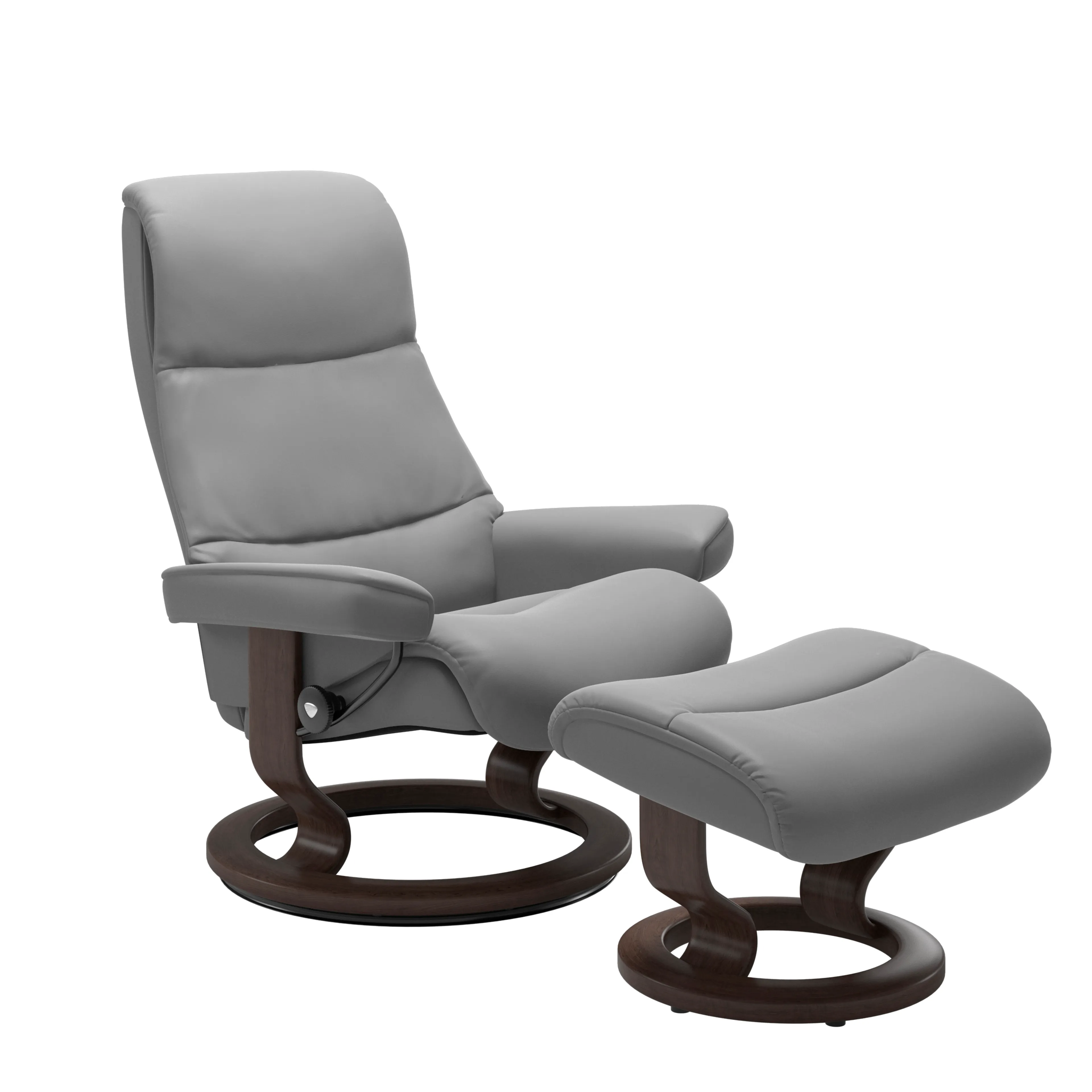 Sessel mit Hocker View Classic