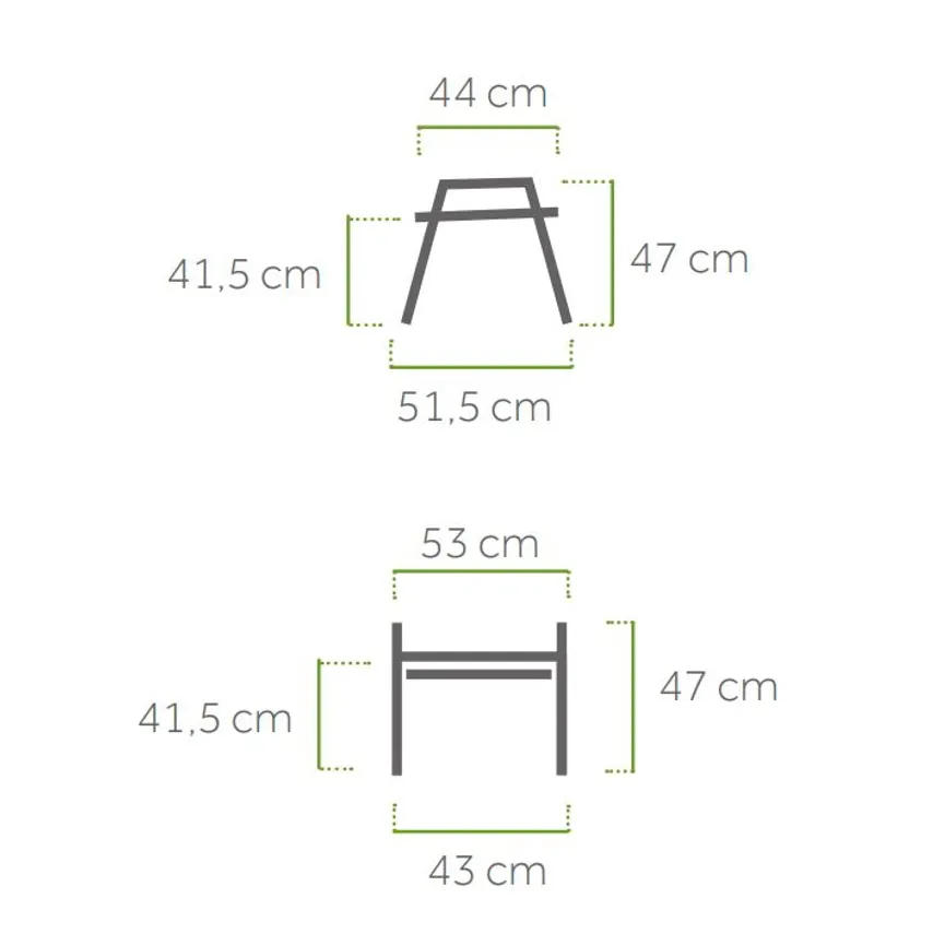 ** Hocker detail