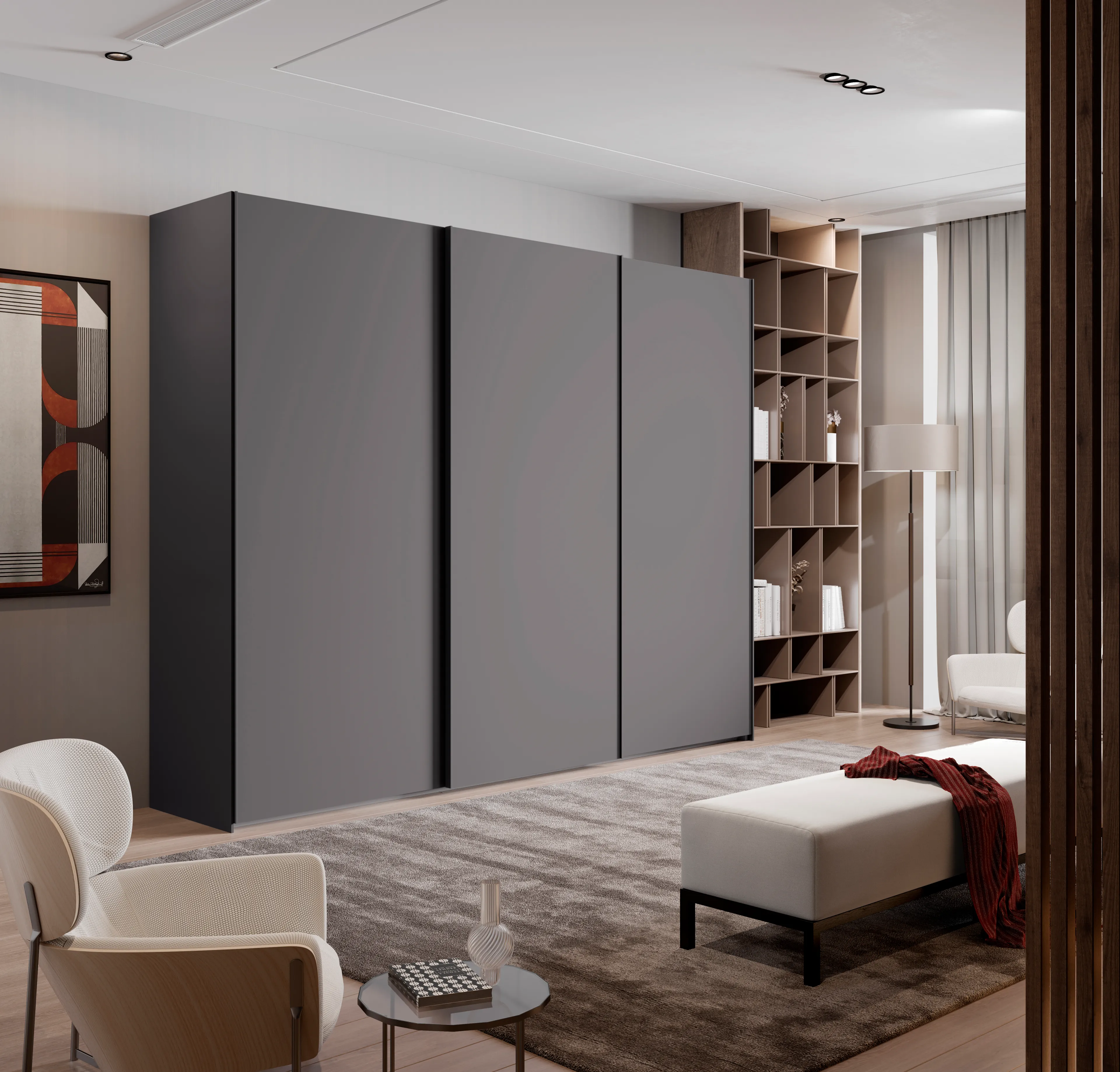 Schwebetürenschrank Lousada 302 x 235 cm