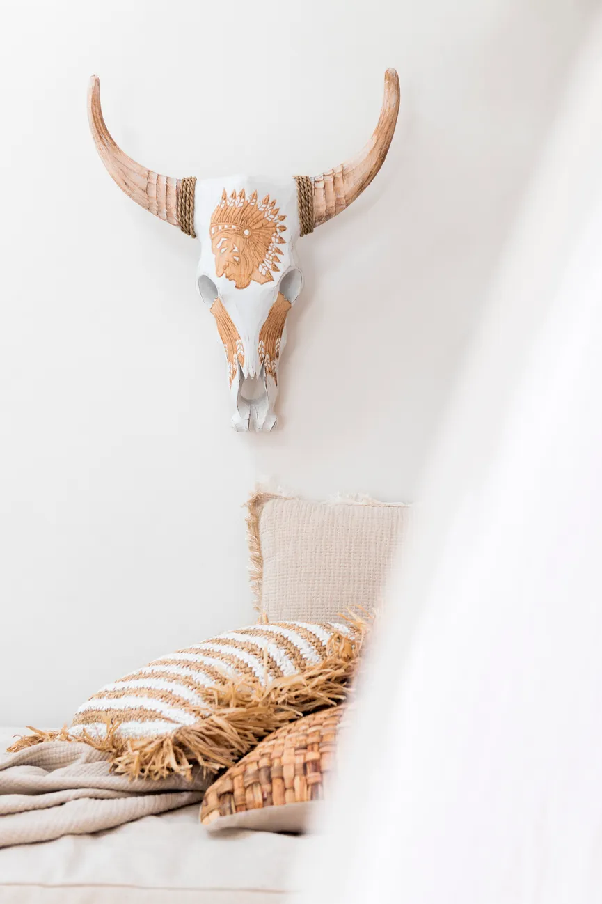 Kissen "Fran" hellbeige milieu