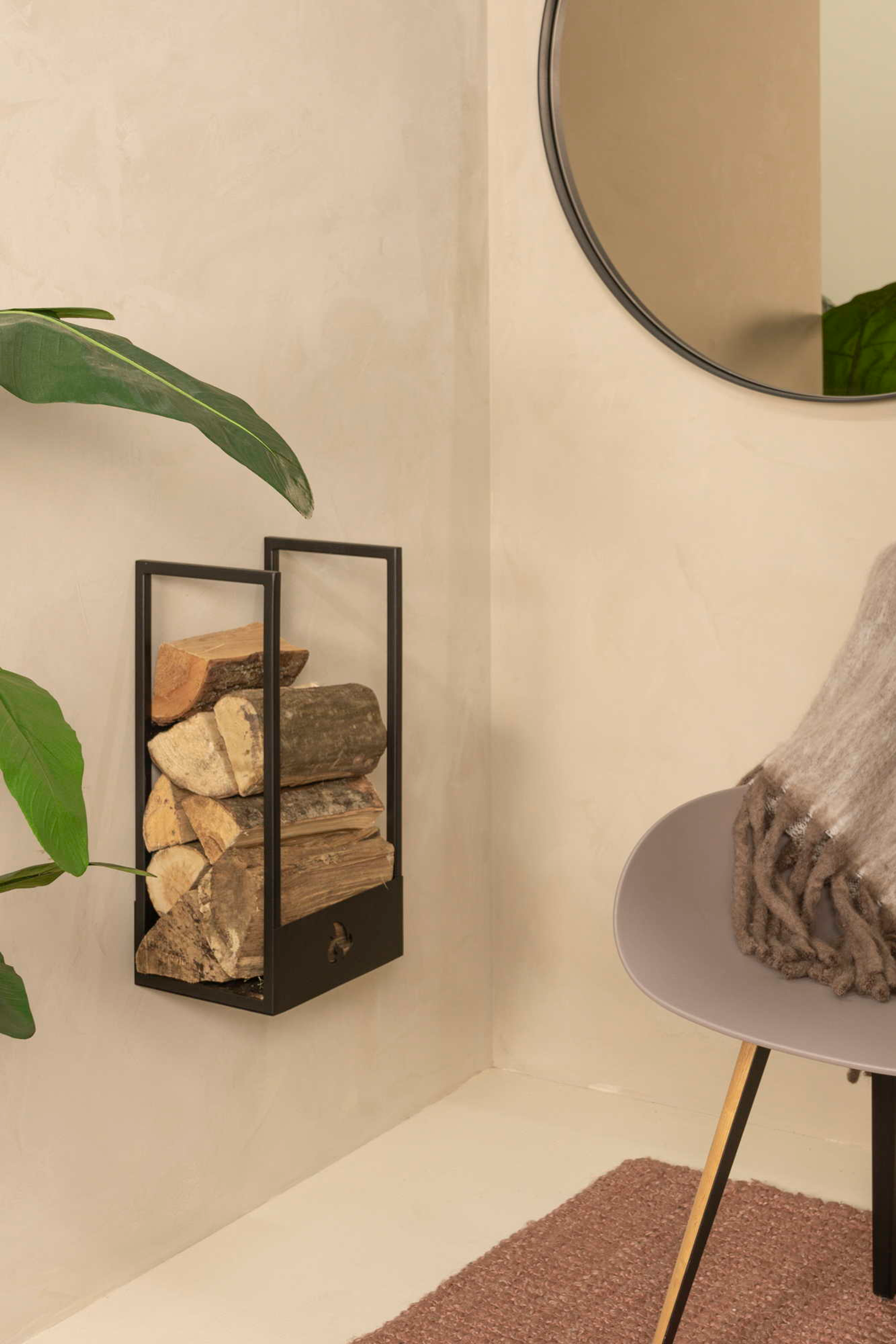 Feuerholzsammler milieu