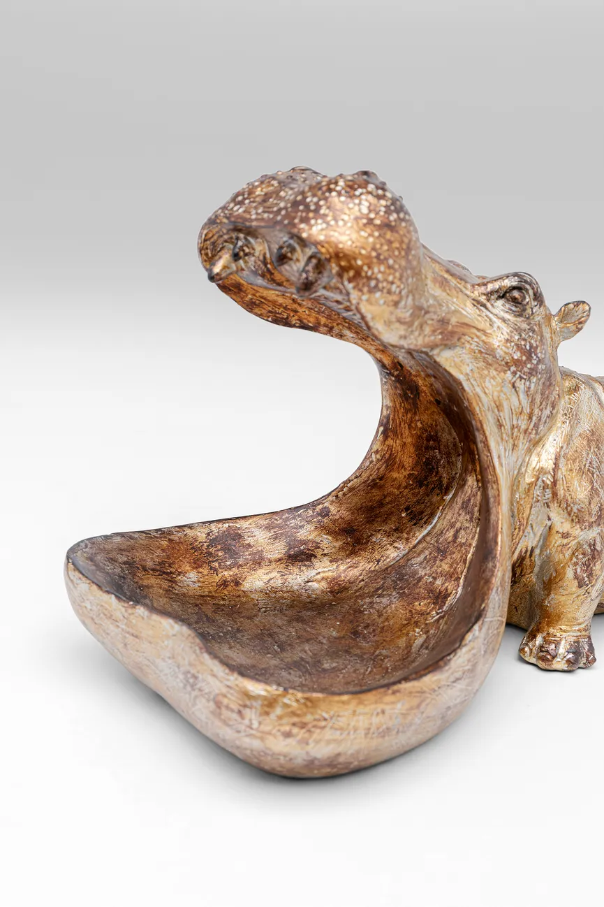Figur "Hungry Hippo" Nilpferd detail