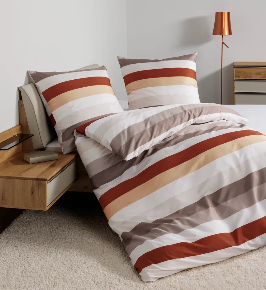 Satin-Bettw.Palermo 155x220 milieu