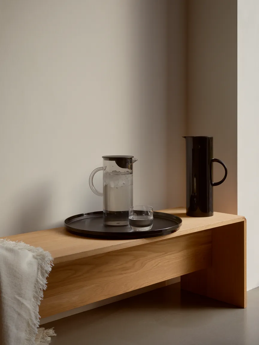 Tablett "EM" black milieu