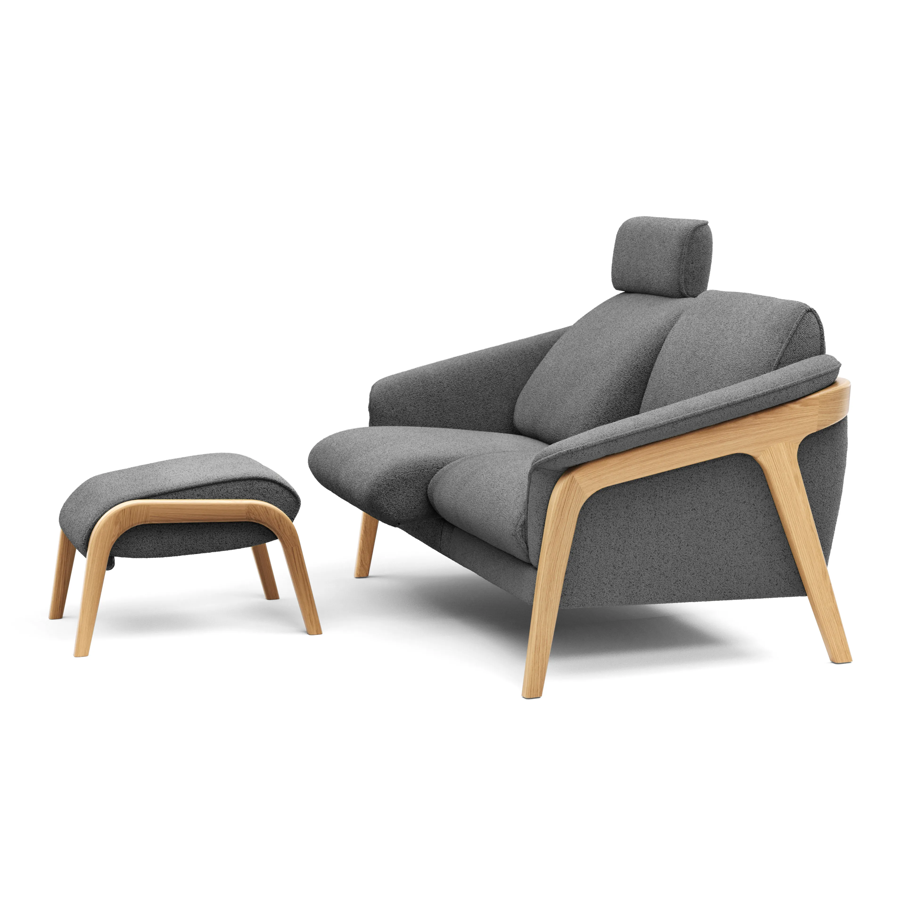 Sofa mit Hocker Nido