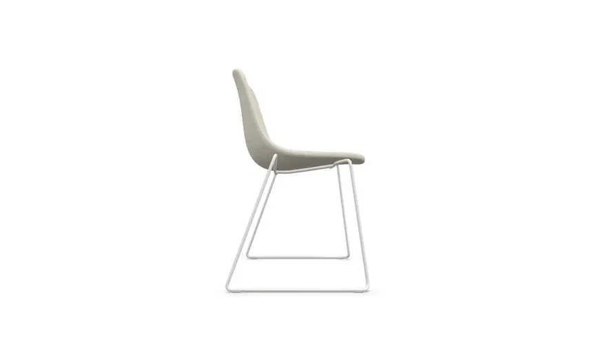 Stuhl Sled fully upholstered detail