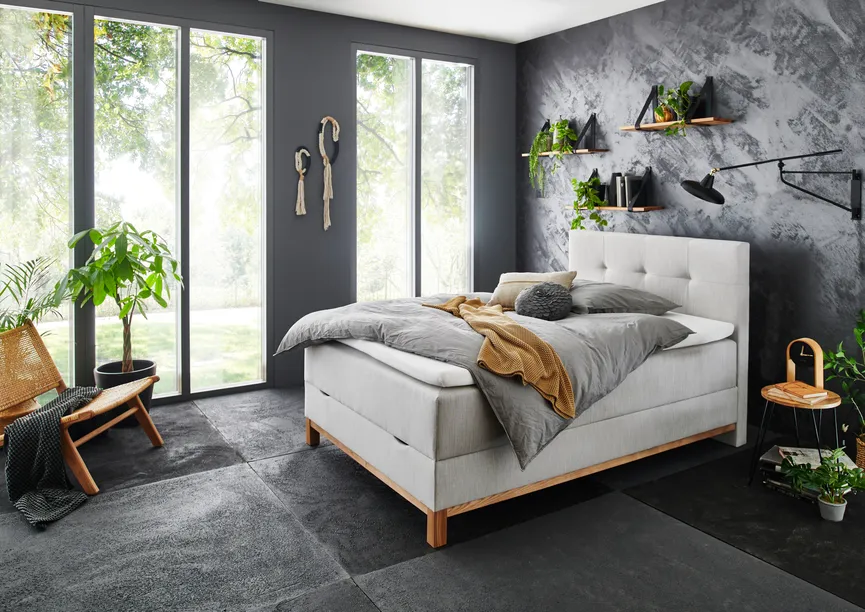 Boxspringbett LF 140x200 cm milieu