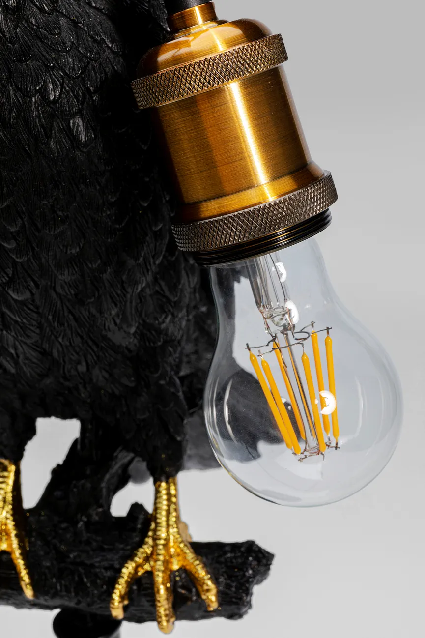 Tischleuchte "Sitting Crow" detail