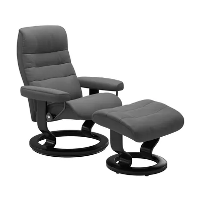 Sessel mit Hocker M
