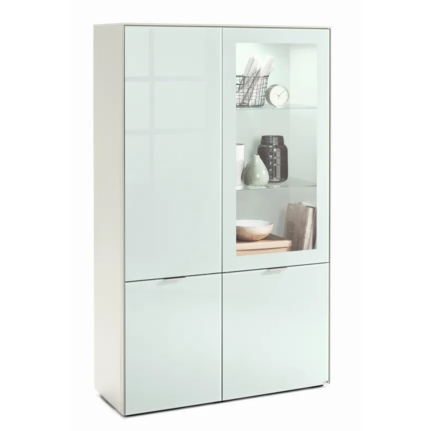 Vitrine 2-trg., material_farbe