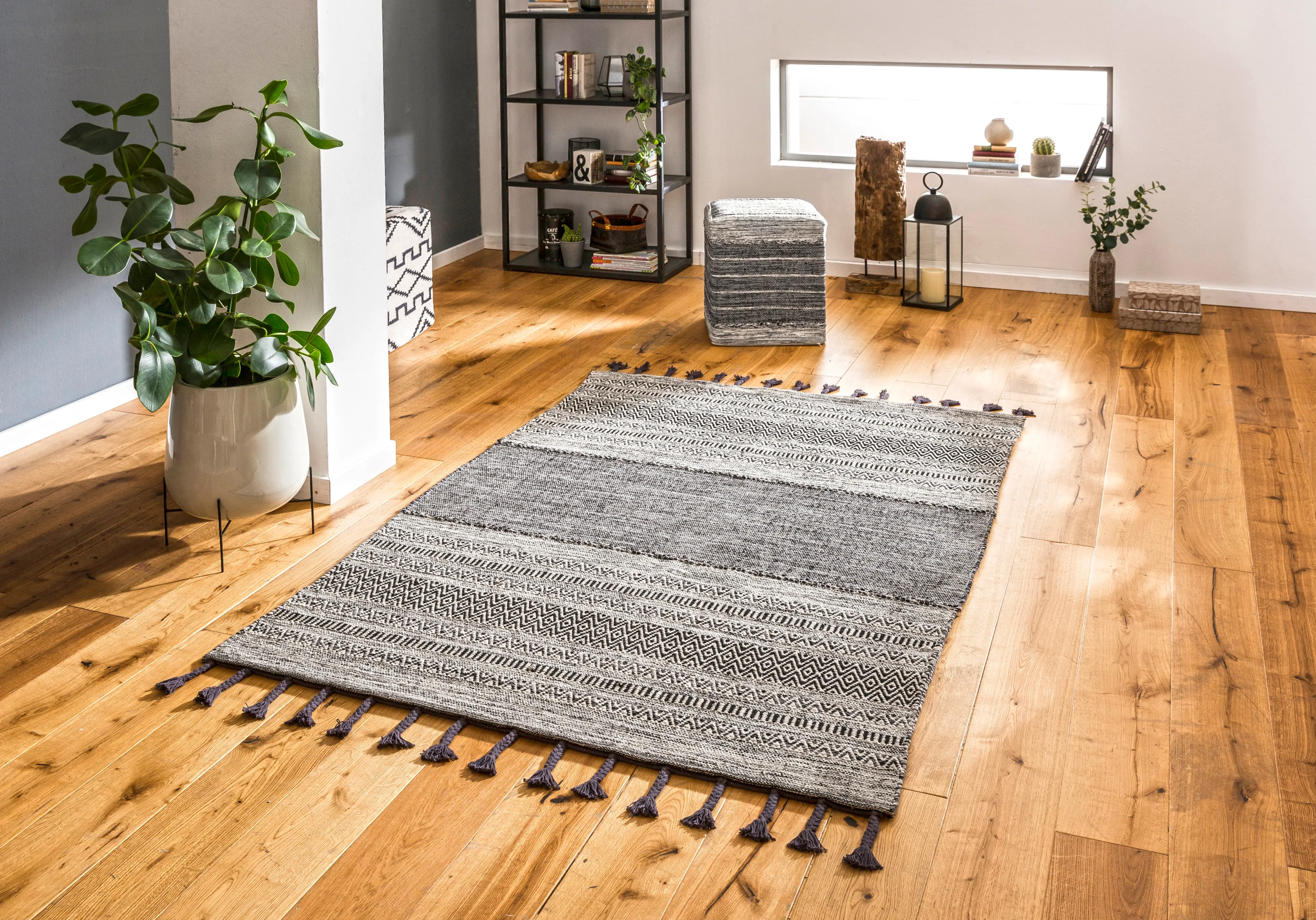 Webteppich Lerum 140 x 195 cm