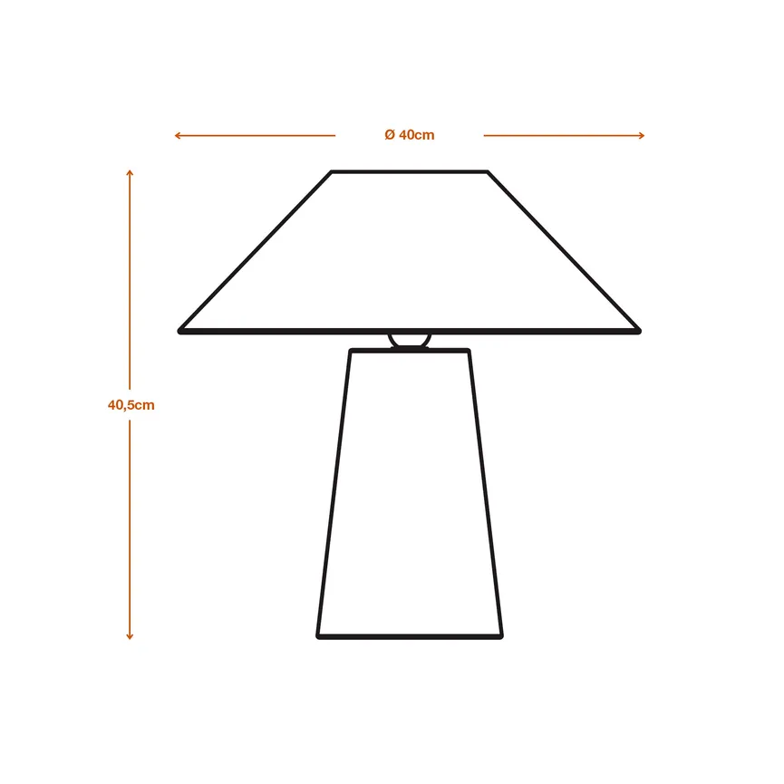 Tischleuchte "Bamboo Paper" detail