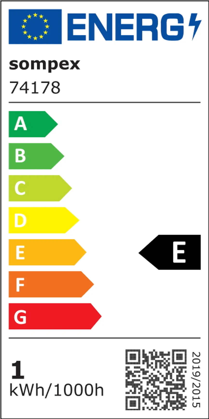 Akku-Tischleuchte "Flower" energielabel