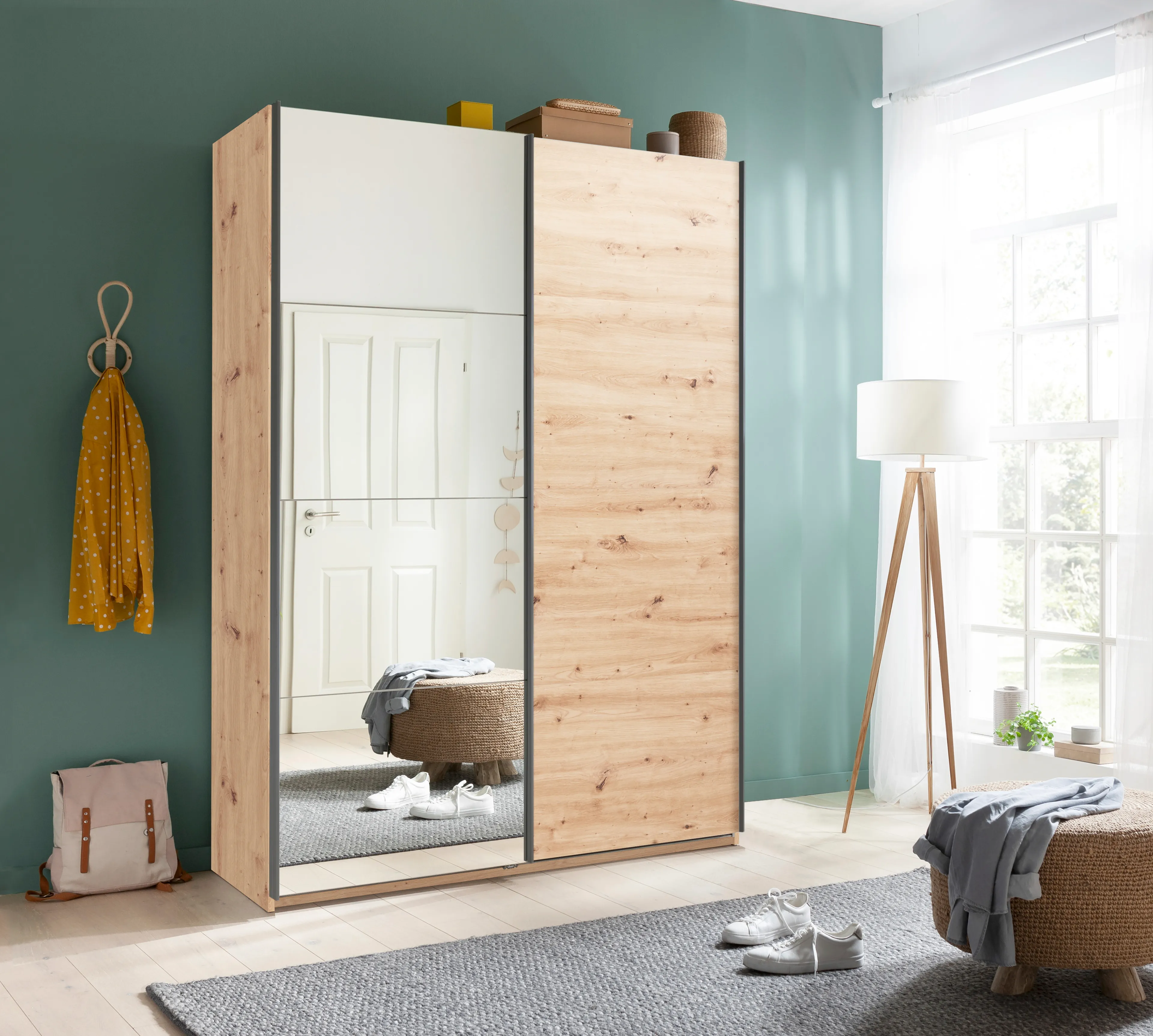 Schwebetürenschrank  Systema 150 x 223 cm 
