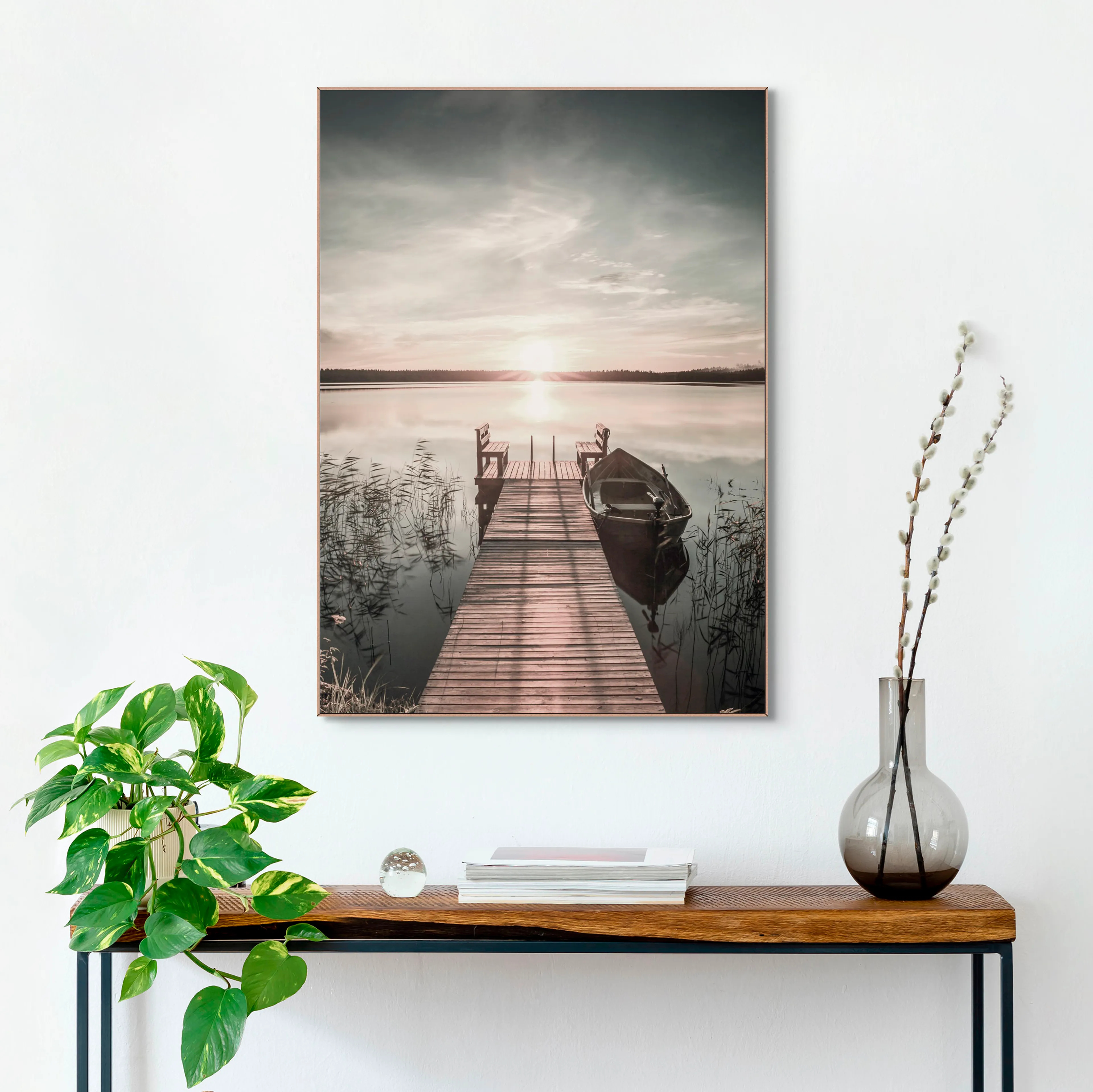 Wandbild 50 x 70 cm
 Scandic Jetty
