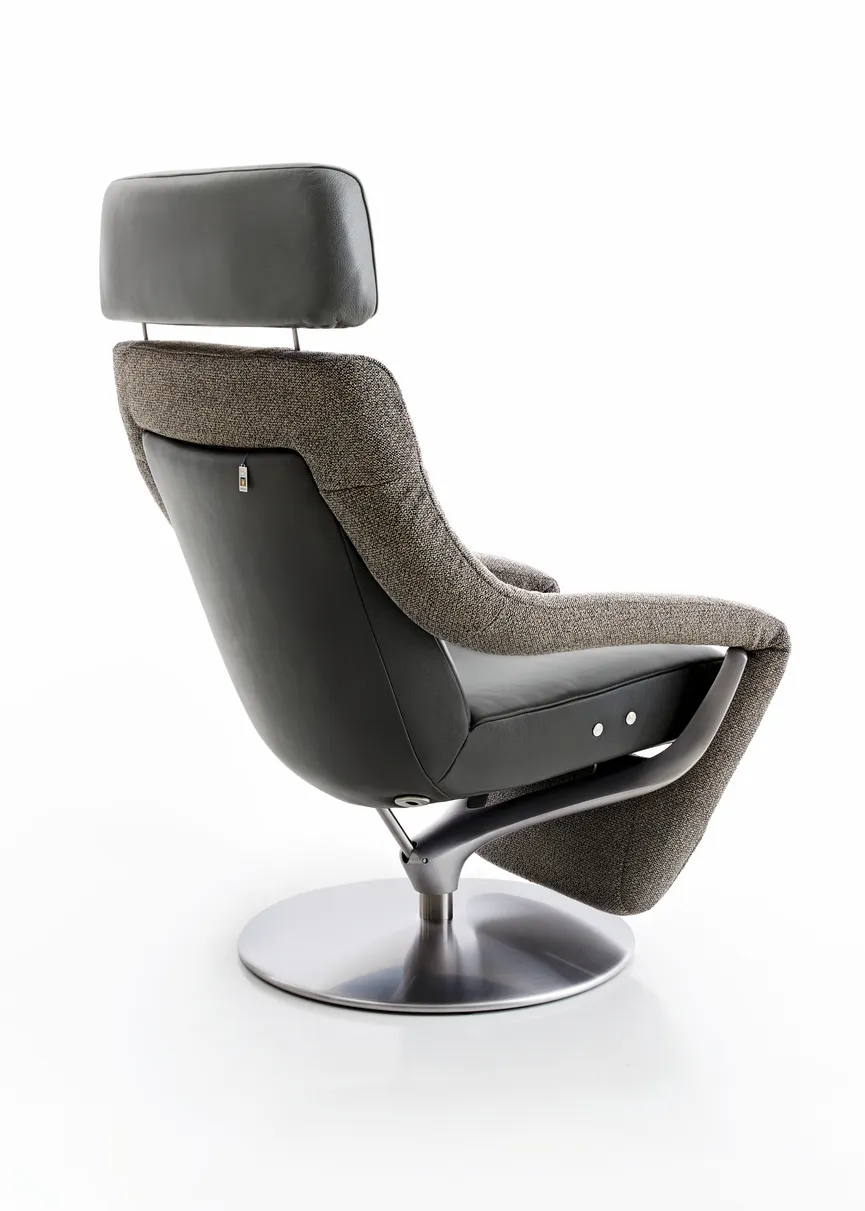 Sessel Yoko-3 DT nickel detail