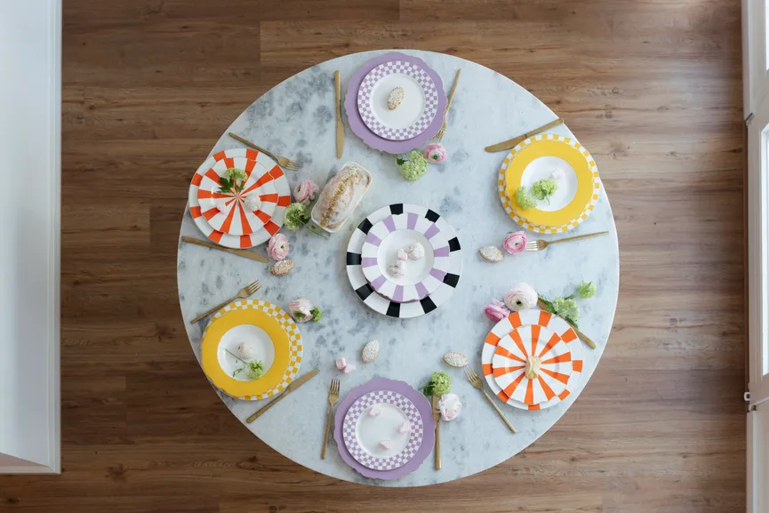 Frühstücksteller "Harlequin" milieu