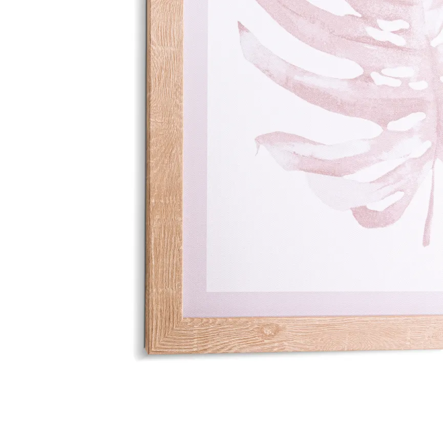 Leinwand "Monstera Blatt" detail