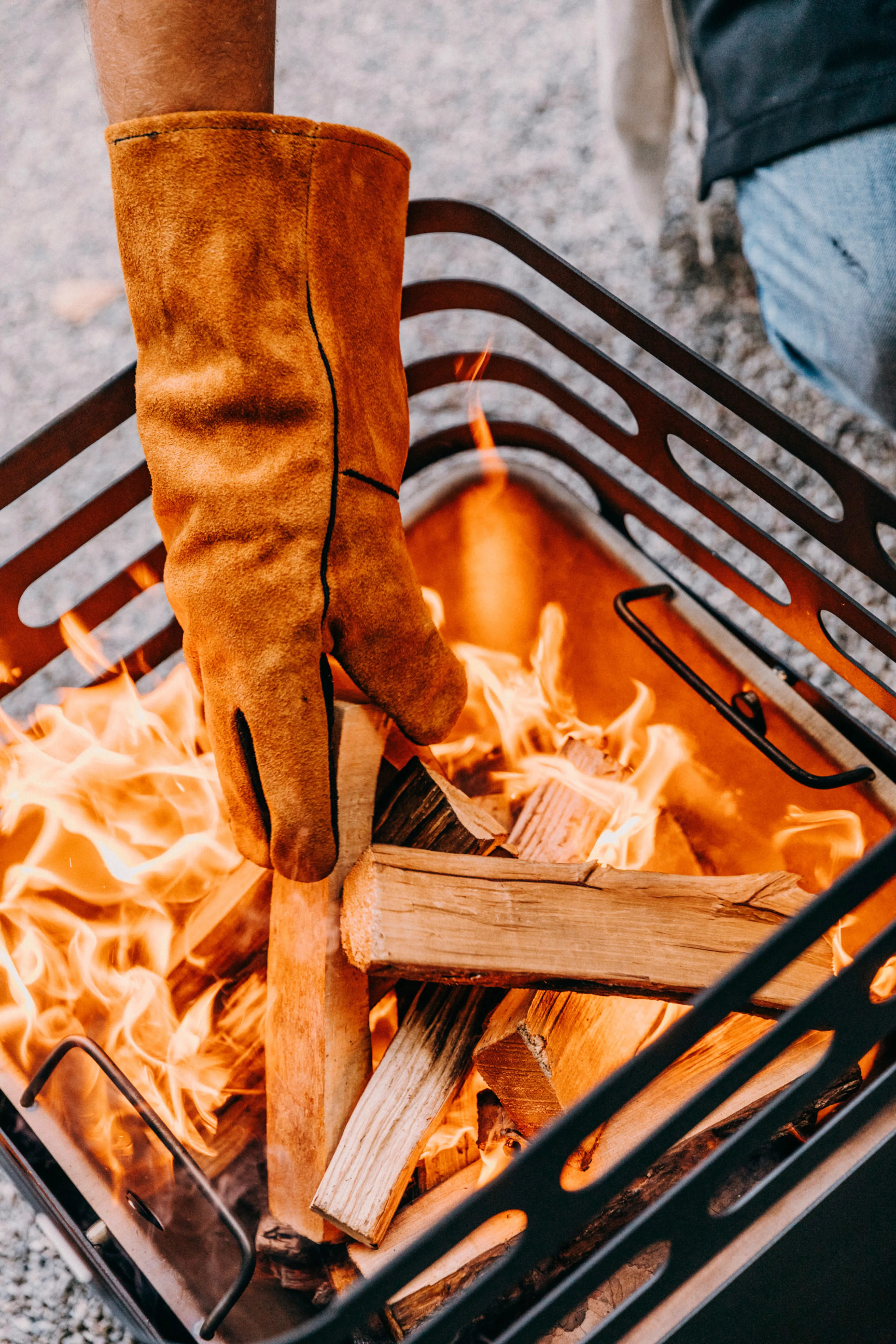 Grillhandschuhe Naturleder