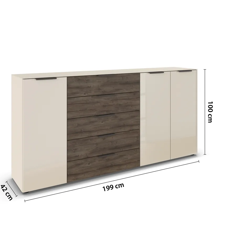 Kommode 3T/5S detail