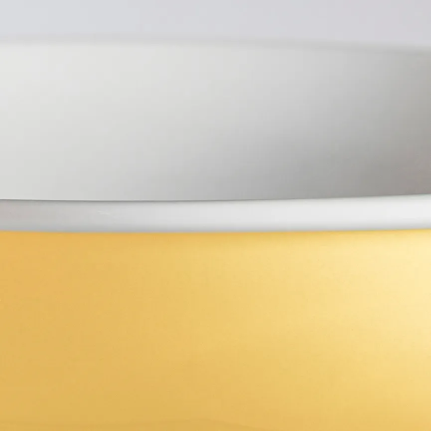 Suppenteller "Basic" gelb detail