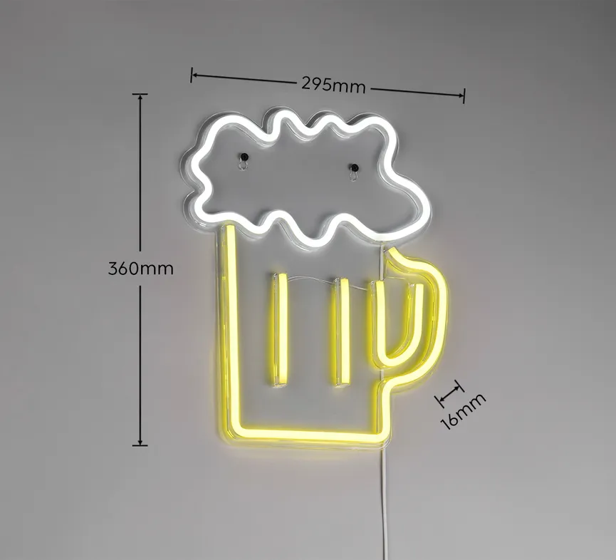 LED-Wandleuchte "Beer" detail