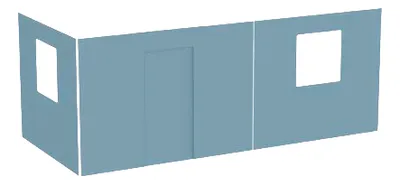 Spielvorhang 3er Set