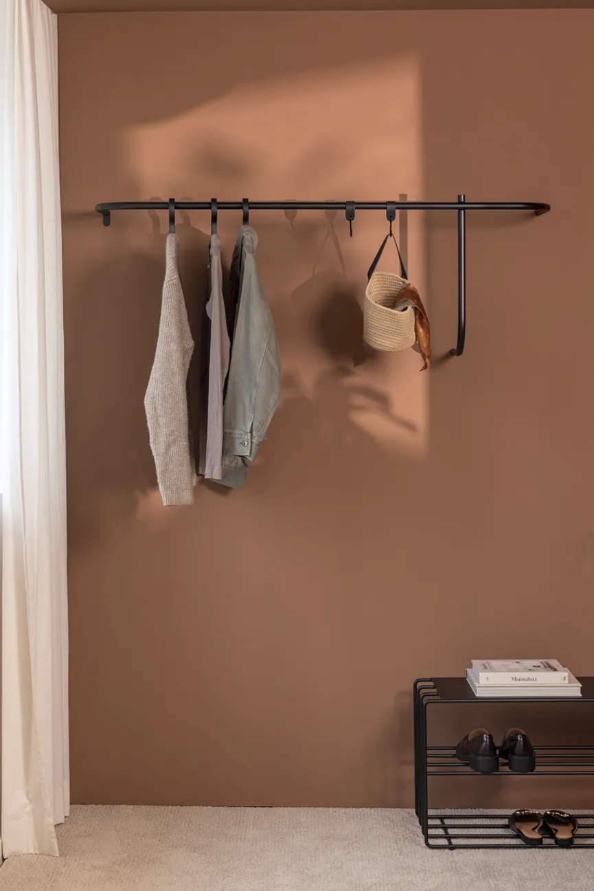 Wandgarderobe detail