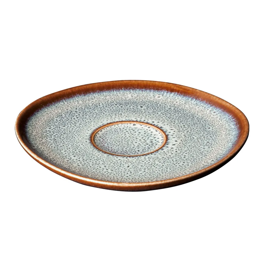 Kaffeeuntertasse "Lave" beige detail