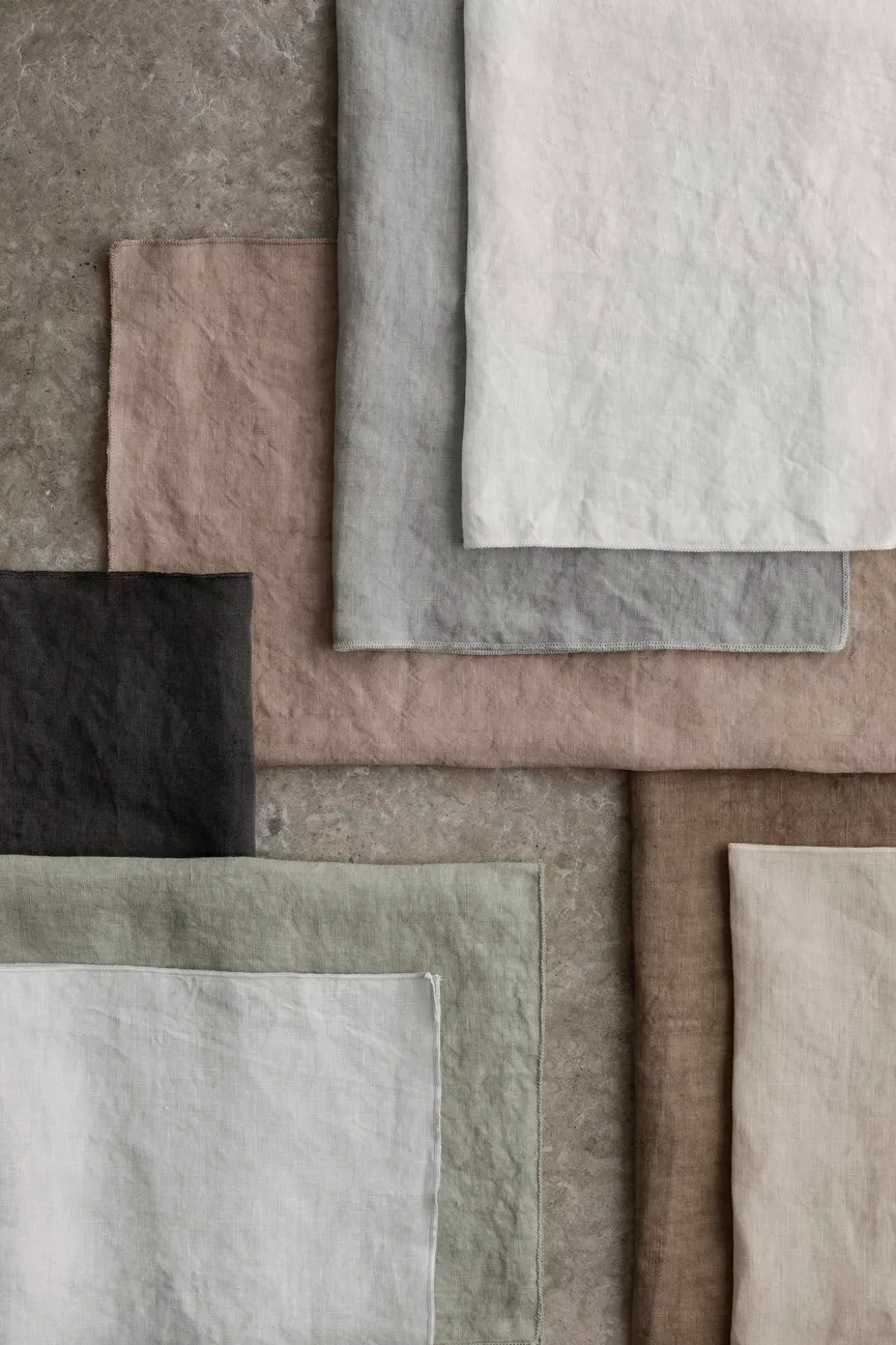 Serviette "Lineo" white milieu