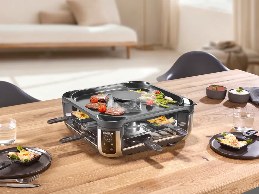 Raclette Severin mit Abluft- milieu