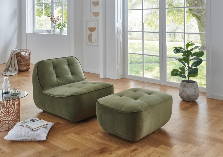 Sessel ohne Armlehne milieu