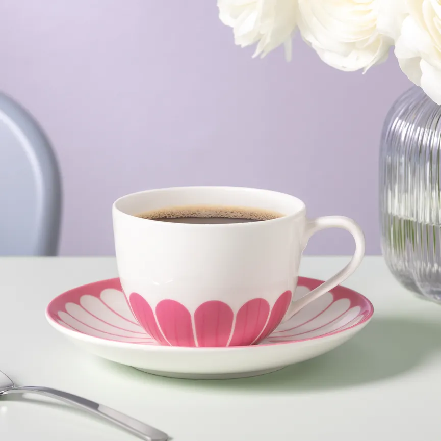Kaffeeobertasse "Fleur" 160 ml milieu