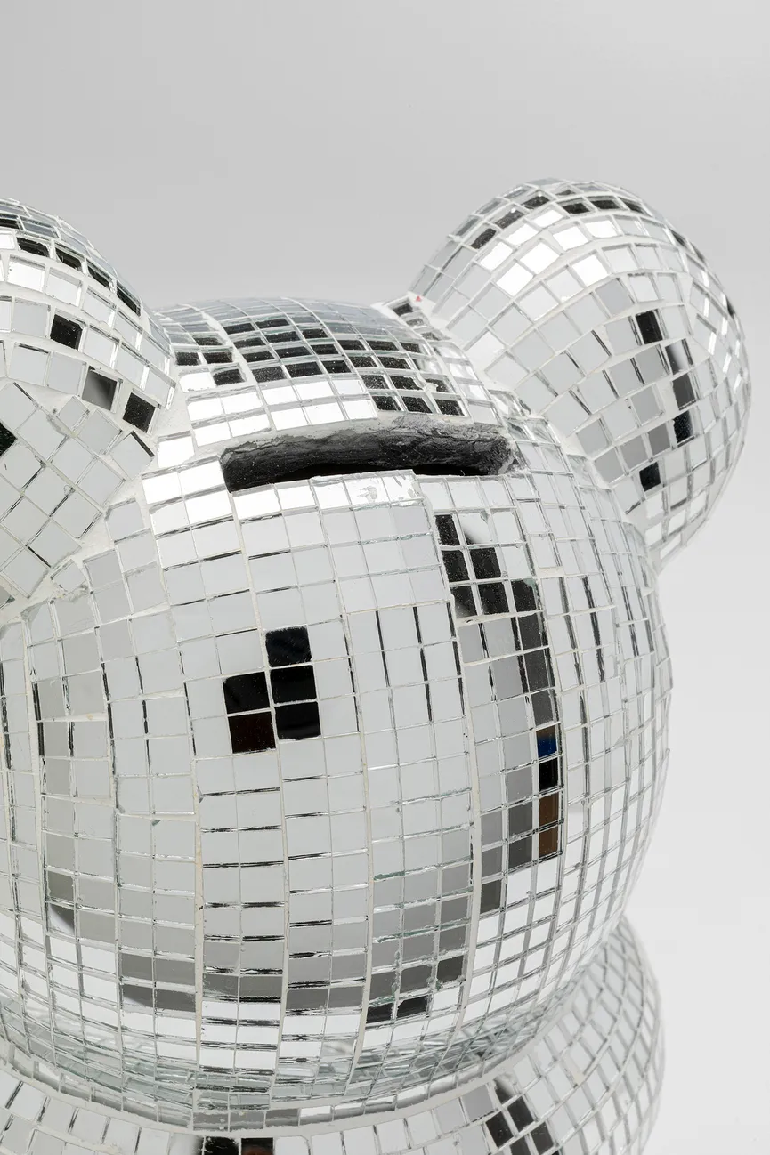 Spardose "Bear Disco" Bär detail