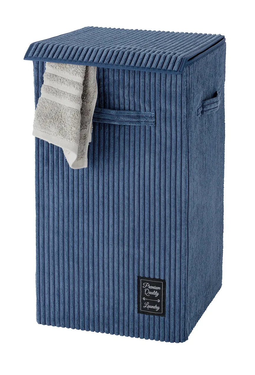 Wäschesammler Cora blau detail