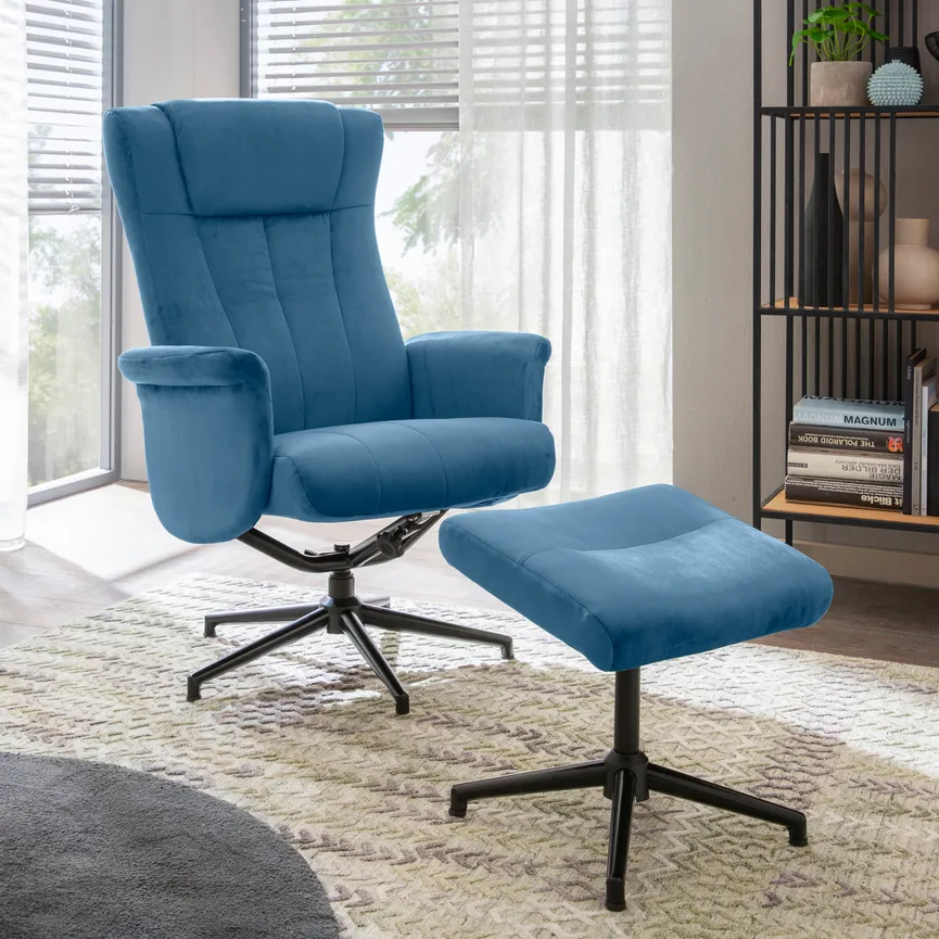 Relaxsessel + Hocker milieu
