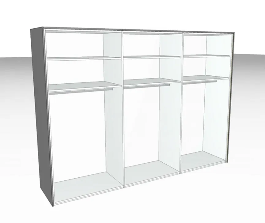 Drehtürenschrank detail