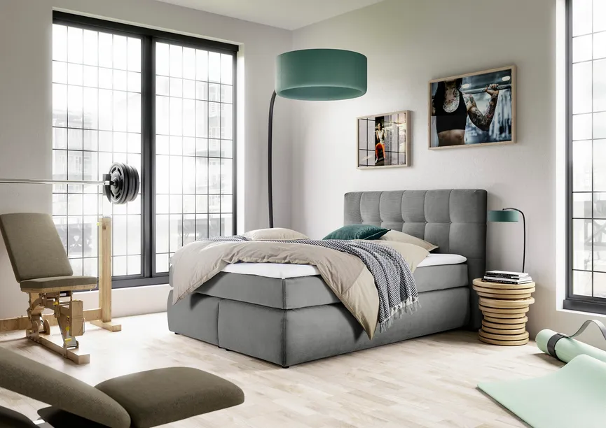 Boxspringbett 140x200 cm milieu