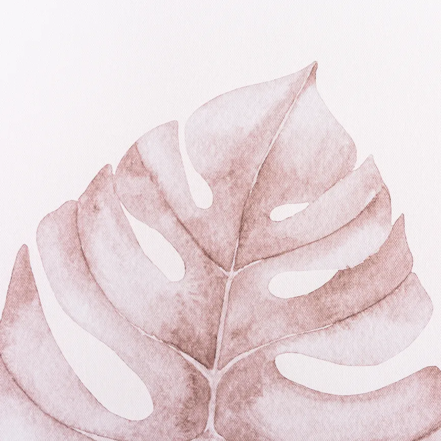 Leinwand "Monstera Blatt" detail
