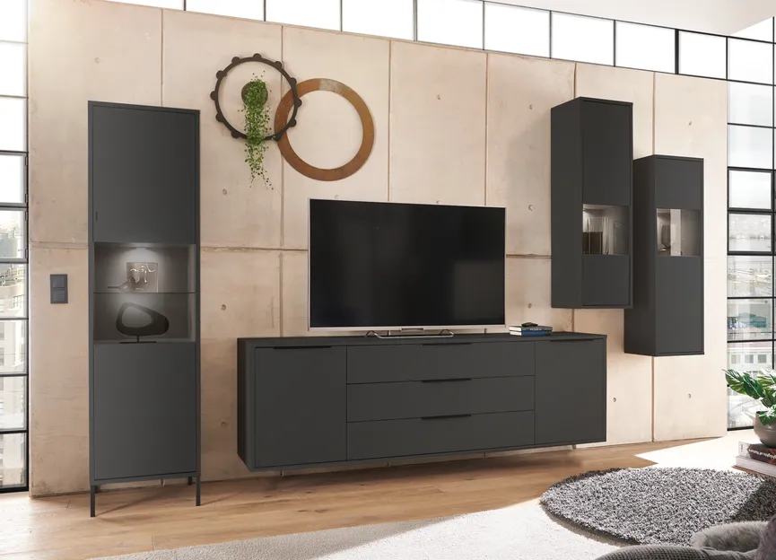 Standvitrine 1-trg., milieu