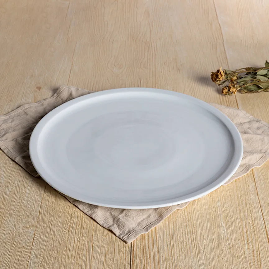 Pizzateller XL weiß milieu