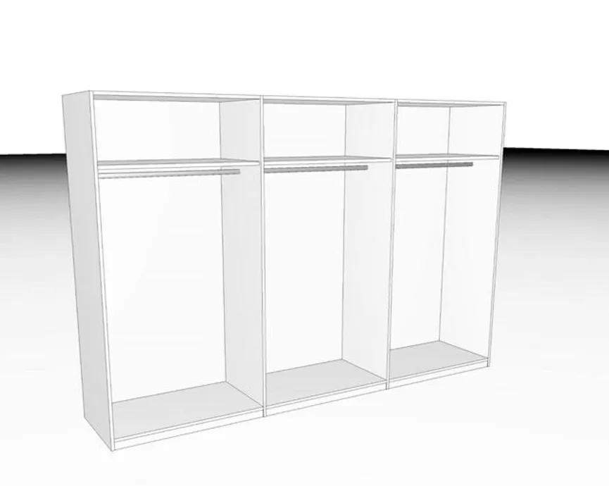Drehtürenschrank Basic detail