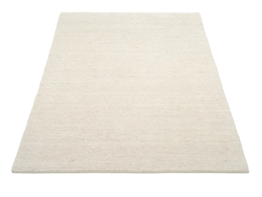 Handgewebter Hochflorteppich milieu