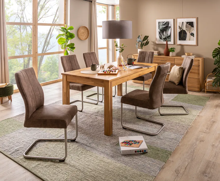 Ausziehtisch 160cm milieu