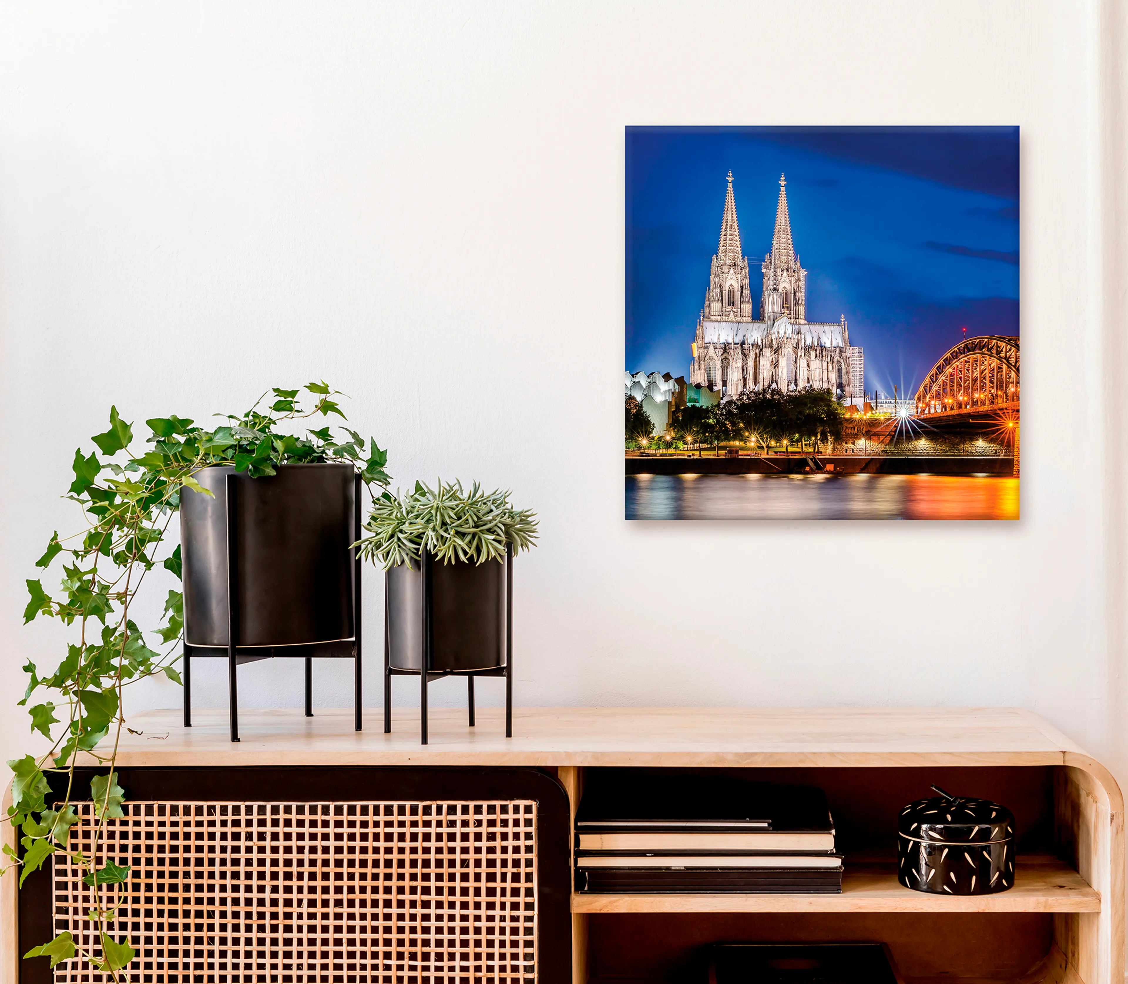 Wandbild 30 x 30 cm Cologne cathedral VIII
