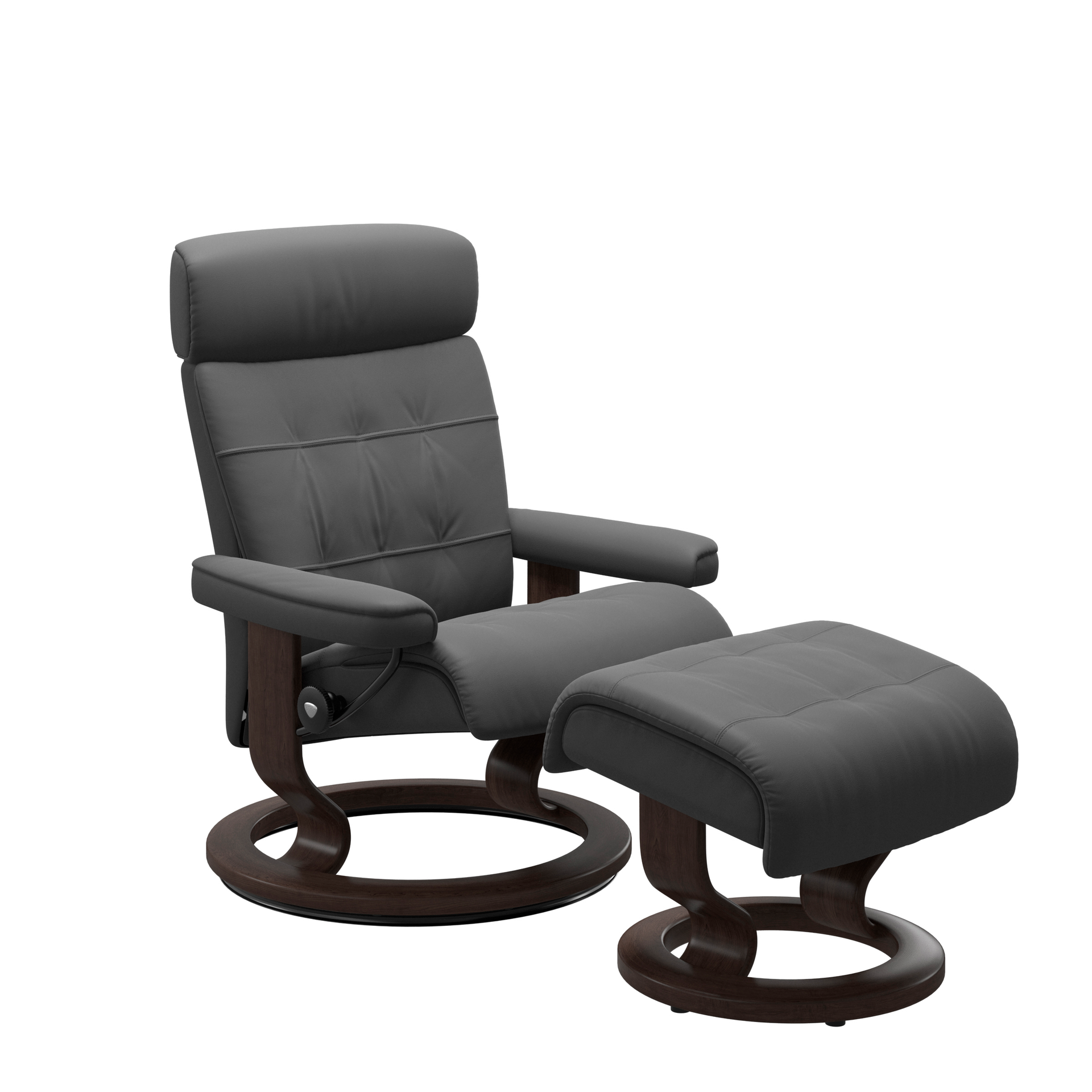 Sessel mit Hocker